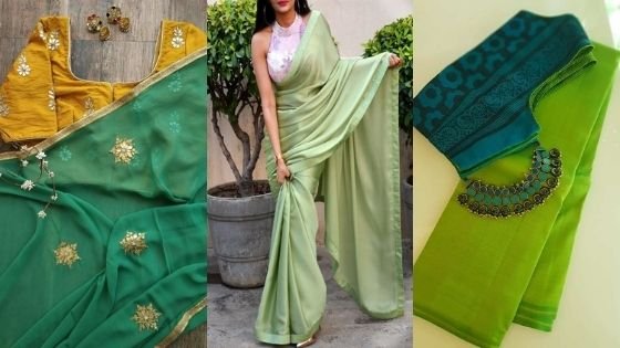 Green Saree Combination